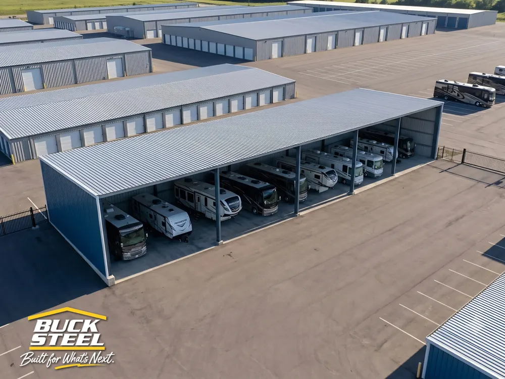 Buck Steel roof-only RV storage canopy